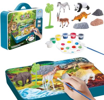 Opakowanie Zwierzęta zoo do malowania