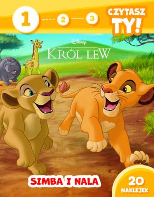 1, 2, 3, czytasz ty! Poziom 1. Simba i Nala. Disney Król Lew. Autor: Lekan Elżbieta. SmakLiter.pl Okładka książki 1, 2, 3, czytasz ty! Poziom 1. Simba i Nala. Disney Król Lew