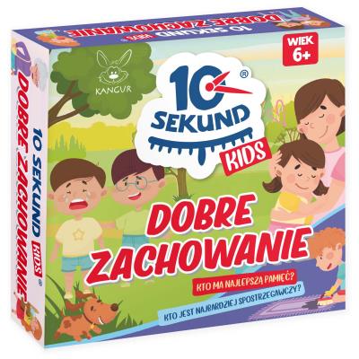 10 Sekund Kids Dobre zachowanie. Wydawca: Kangur. SmakLiter.pl Opakowanie 10 Sekund Kids Dobre zachowanie