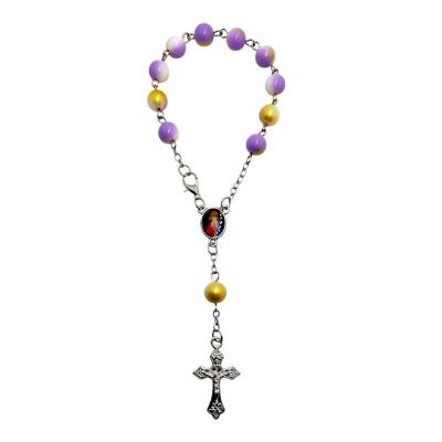 Opakowanie 10-tka różańca fiolet