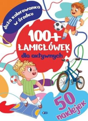 Okładka książki 100+ łamigłówek dla aktywnych