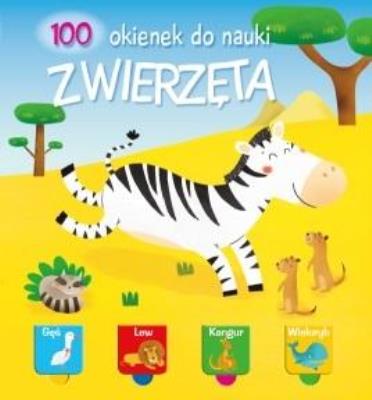 Okładka książki 100 okienek 2 - Zwierzęta