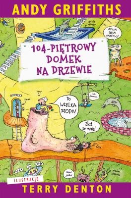 Okładka książki 104-piętrowy domek na drzewie