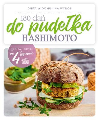 180 dań do pudełka. Choroba Hashimoto. Autor: Joanna Zielewska. SmakLiter.pl Okładka książki 180 dań do pudełka. Choroba Hashimoto