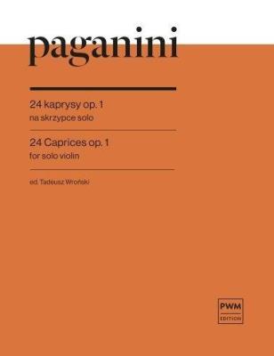 Okładka książki 24 Kaprysy op.1 na skrzypce solo