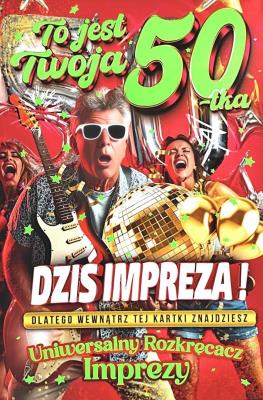 Opakowanie 280 Karnet JCX na 50 urodziny dla mężczyzny z...