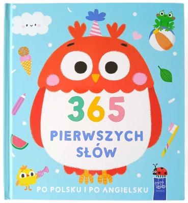 Okładka książki 365 pierwszych słów po polsku i po angielsku