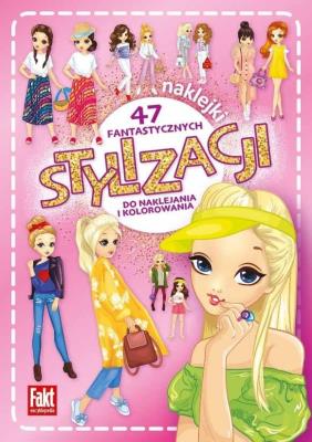 Okładka książki 47 fantastycznych stylizacji. do naklejania..
