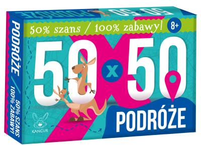 50 x 50 Podróże. Autor: Opracowanie zbiorowe. SmakLiter.pl Okładka książki 50 x 50 Podróże