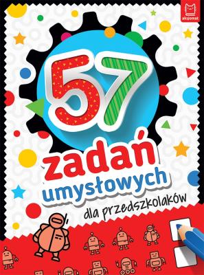 Okładka książki 57 zadań umysłowych dla przedszkolaków
