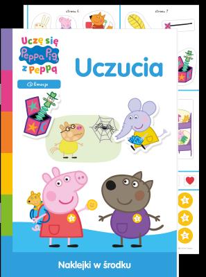 Uczę się z Peppą część 2. Uczucia. Autor: Opracowanie zbiorowe. SmakLiter.pl Okładka książki Uczę się z Peppą część 2. Uczucia