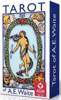 A.E. Waite Tarot Pocket Blue Edition. Wydawca: Cartamundi. SmakLiter.pl Opakowanie A.E. Waite Tarot Pocket Blue Edition