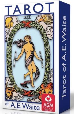 A.E. Waite Tarot Standard Blue Edition. Wydawca: Cartamundi. SmakLiter.pl Opakowanie A.E. Waite Tarot Standard Blue Edition