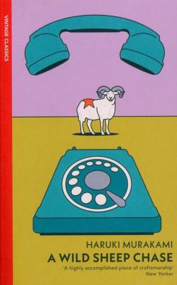 A Wild Sheep Chase wer. angielska. Autor: Haruki Murakami. SmakLiter.pl Okładka książki A Wild Sheep Chase wer. angielska