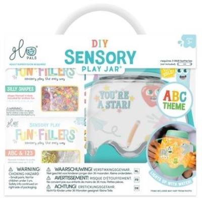 Opakowanie ABC Zestaw sensoryczny DIY świecący słoik