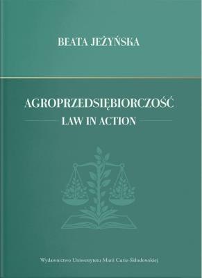 Okładka książki Agroprzedsiębiorczość. Law in Action