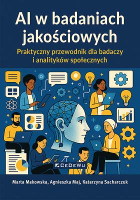 Okładka książki AI w badaniach jakościowych. Praktyczny przewodnik