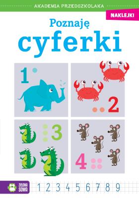 Okładka książki Akademia przedszkolaka. Poznaję cyferki