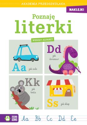 Okładka książki Akademia przedszkolaka. Poznaję literki. Wesoły alfabet