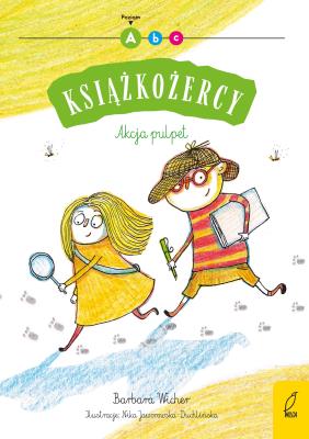 Akcja pulpet. Książkożercy. Poziom A. Autor: Wicher Barbara. SmakLiter.pl Okładka książki Akcja pulpet. Książkożercy. Poziom A