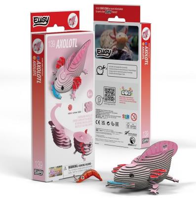 Opakowanie Aksolotl Eugy. Eko Ukladanka 3D