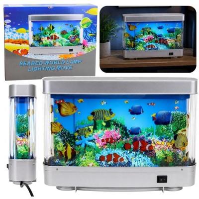 Opakowanie Akwarium sztuczne Lampka nocna LED Rybki 3D