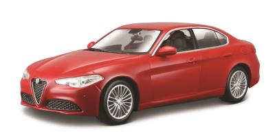 Opakowanie Alfa Romeo Giulia 1:24 czerwony BBURAGO