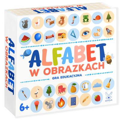 Alfabet w obrazkach. Wydawca: Kangur. SmakLiter.pl Opakowanie Alfabet w obrazkach