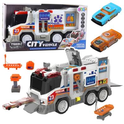 Opakowanie Ambulans karetka miejska napęd światło i dźwięk