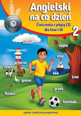 Okładka książki Angielski na co dzień 2 ćw kl. 1-3 SP + CD