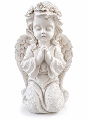 Opakowanie Aniołek z Żywicy biały 22cm