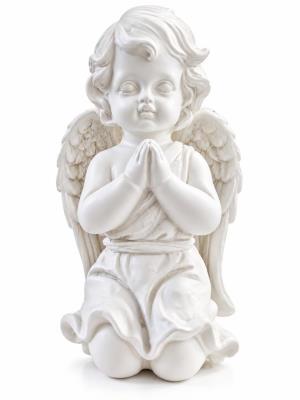 Opakowanie Aniołek z żywicy figurka anioła w modlitwie 14cm
