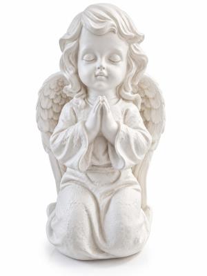 Opakowanie Aniołek z żywicy figurka anioła w modlitwie 14cm