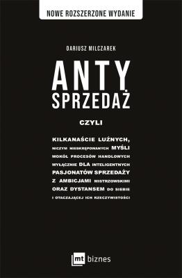 Antysprzedaż. Autor: Dariusz Milczarek. SmakLiter.pl Okładka książki Antysprzedaż