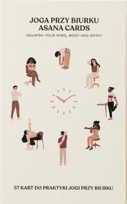Okładka książki Asana Cards Joga przy biurku