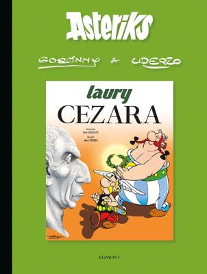 Asteriks. Laury Cezara. Tom 18. Autor: Albert Uderzo, René Goscinny. SmakLiter.pl Okładka książki Asteriks. Laury Cezara. Tom 18
