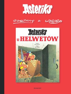 Asteriks u Helwetów. Tom 16. Autor: Albert Uderzo, René Goscinny. SmakLiter.pl Okładka książki Asteriks u Helwetów. Tom 16