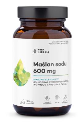 Zdjęcie produktu Aura Herbals Maślan sodu 600mg 90kaps