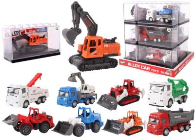 Opakowanie Autko w klocku 1:64 budowlane MIX