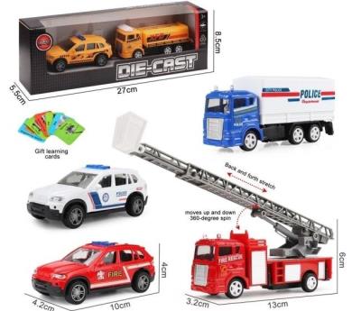 Opakowanie Auto metalowe z kartami 2szt MIX