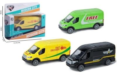 Opakowanie Auto metalowe z napędem 1:38 MIX