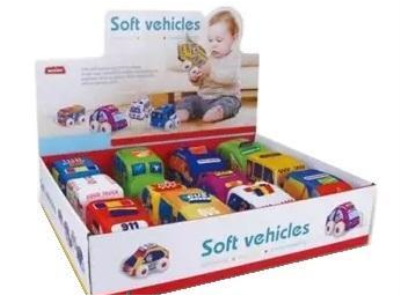 Opakowanie Auto miękkie materiałowe dla malucha MIX