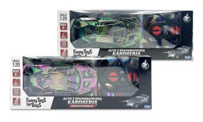 Auto R/C z holograficzną karoserią mix. Wydawca: Artyk. SmakLiter.pl Opakowanie Auto R/C z holograficzną karoserią mix
