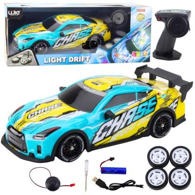 Opakowanie Auto sportowe R/C podświetlana karoseria turkusowe