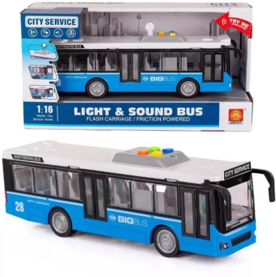 Opakowanie Autobus otwierane drzwi światło i dźwięk MIX