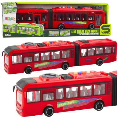 Opakowanie Autobus przegubowy otwierane drzwi światło dźwięk