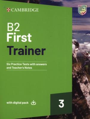 Okładka książki B2 First Trainer 3 Trainer with Answers with Digital Pack