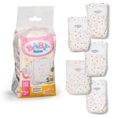 Baby born - Nappies 5pack. Wydawca: Zapf. SmakLiter.pl Opakowanie Baby born - Nappies 5pack