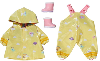 Baby born - Strój przeciwdeszczowy Deluxe 43cm. Wydawca: Zapf. SmakLiter.pl Opakowanie Baby born - Strój przeciwdeszczowy Deluxe 43cm