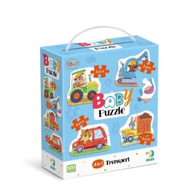 Opakowanie Baby puzzle 4w1 Transport